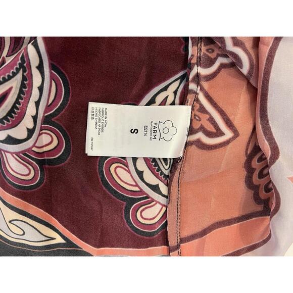 $280 FARM Rio Sweet Mermaids Midi Dress Size Small - Picture 7 of 9